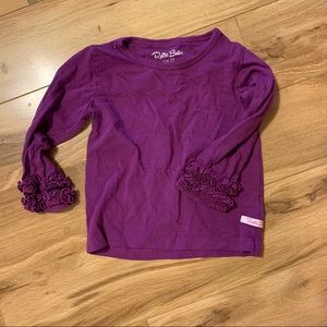 Ruffle butts size 2 purple top